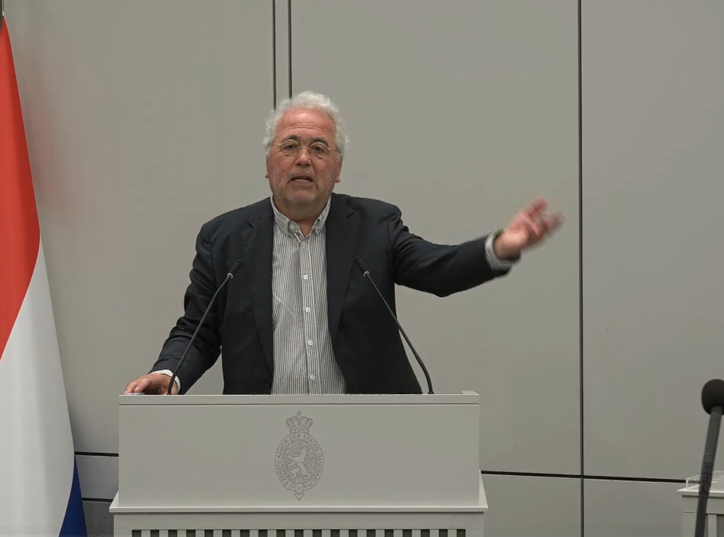 Niko Koffeman tijdens debat
