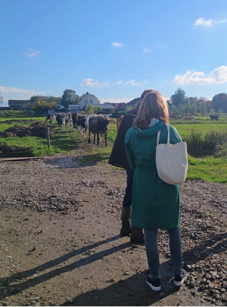 Werkbezoek biologische boer